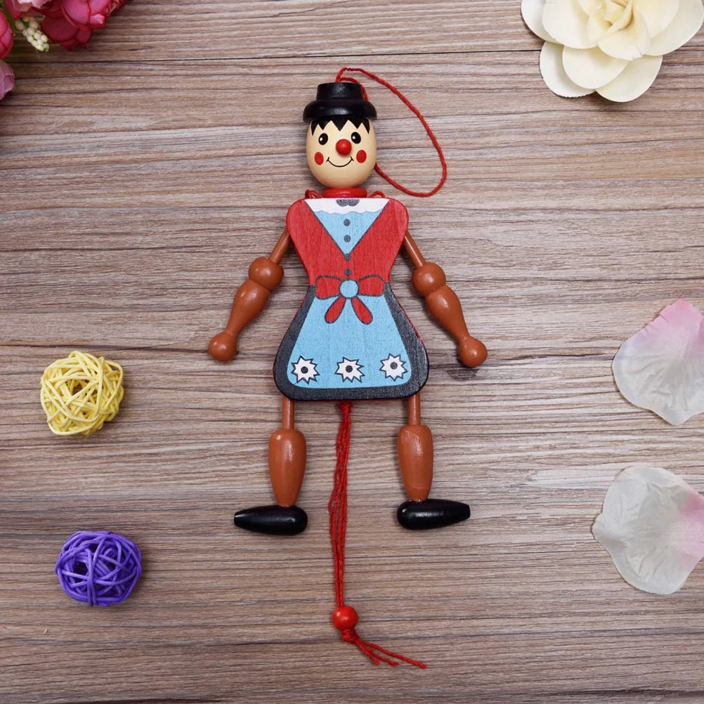 Wood Marionette Puppet Doll with Strings L7264