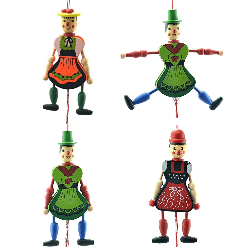 Wood Marionette Puppet Doll with Strings L7264