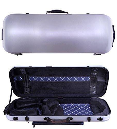 Viola Fiberglass Oblong Case Silver T299