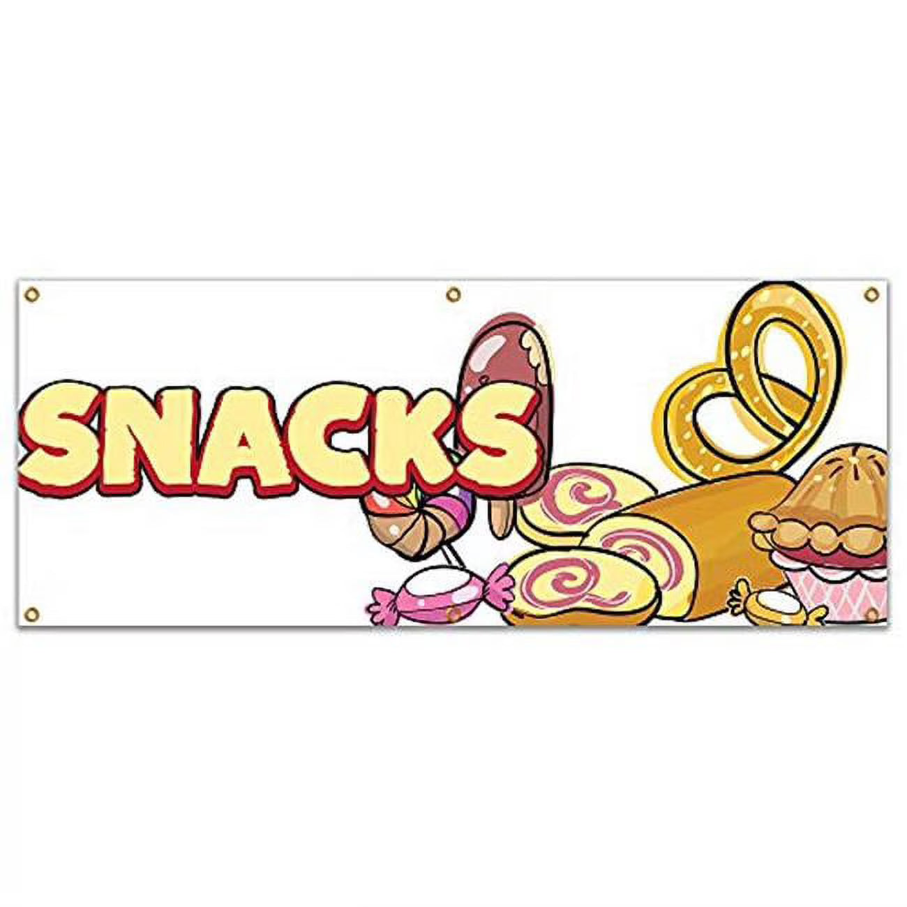 Concession Stand Food Truck Single Sided Banner V18976