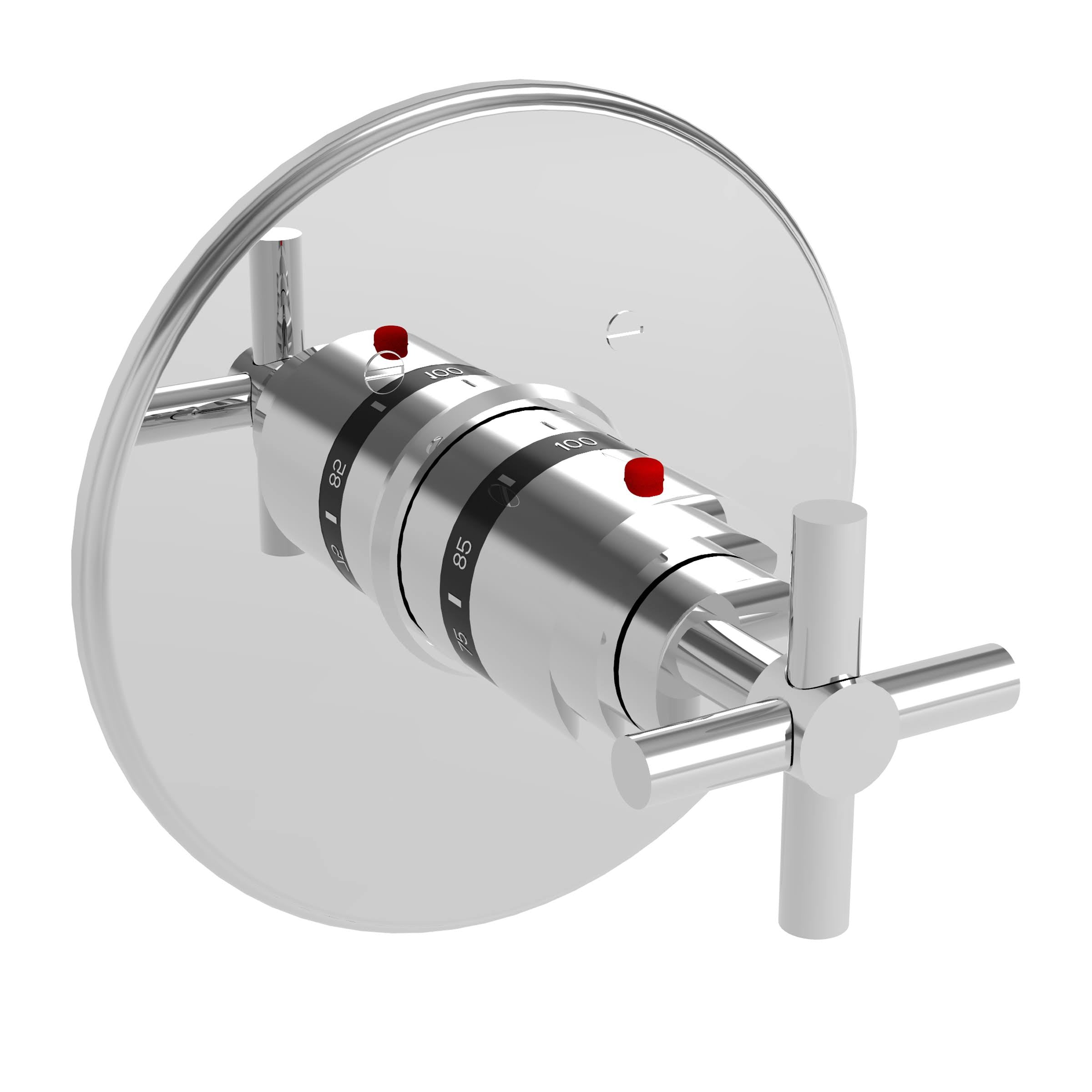 Midnight Chrome Thermostatic Trim D54948