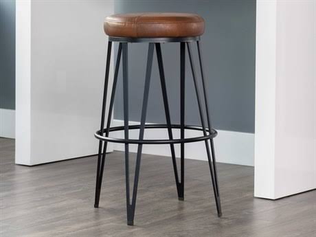 Black Swivel Barstool W36237