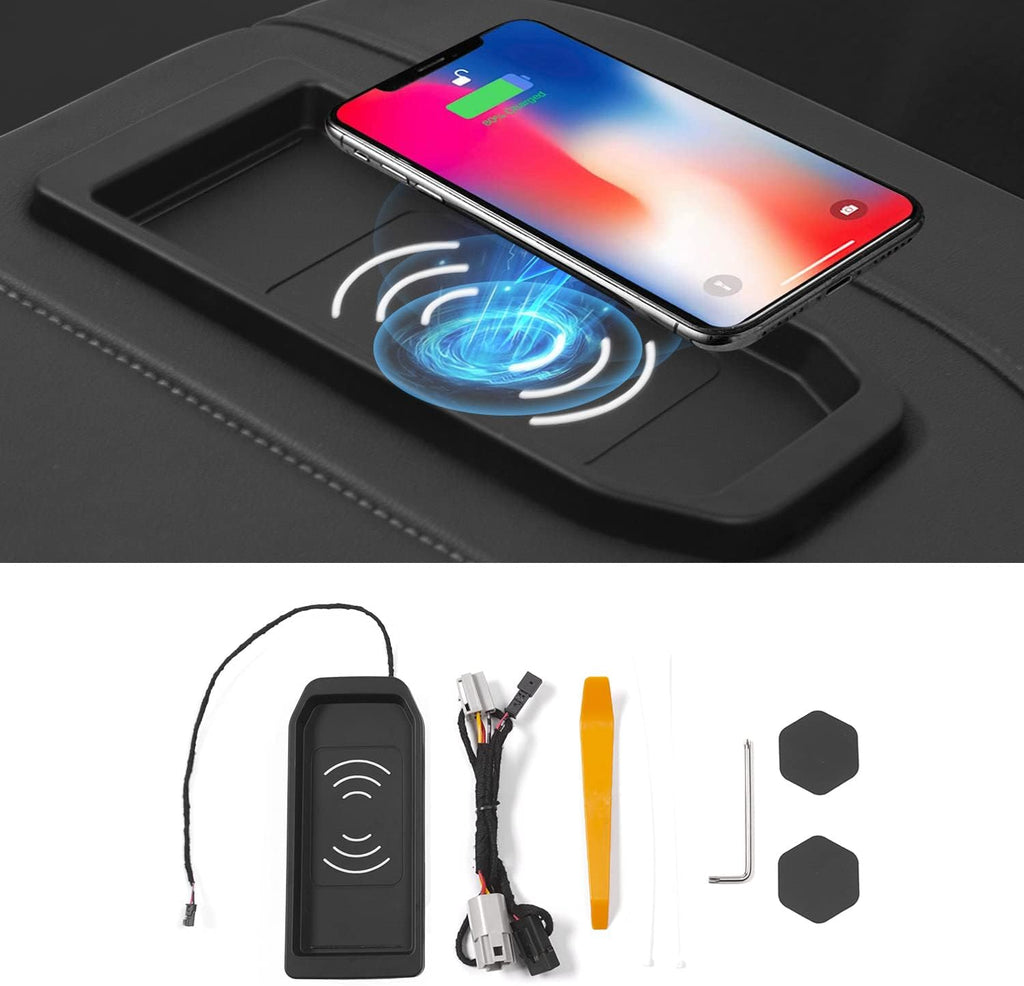 Wireless Charger Tray Center Console 15W Fast Wireless Phone Charging Pad U78569