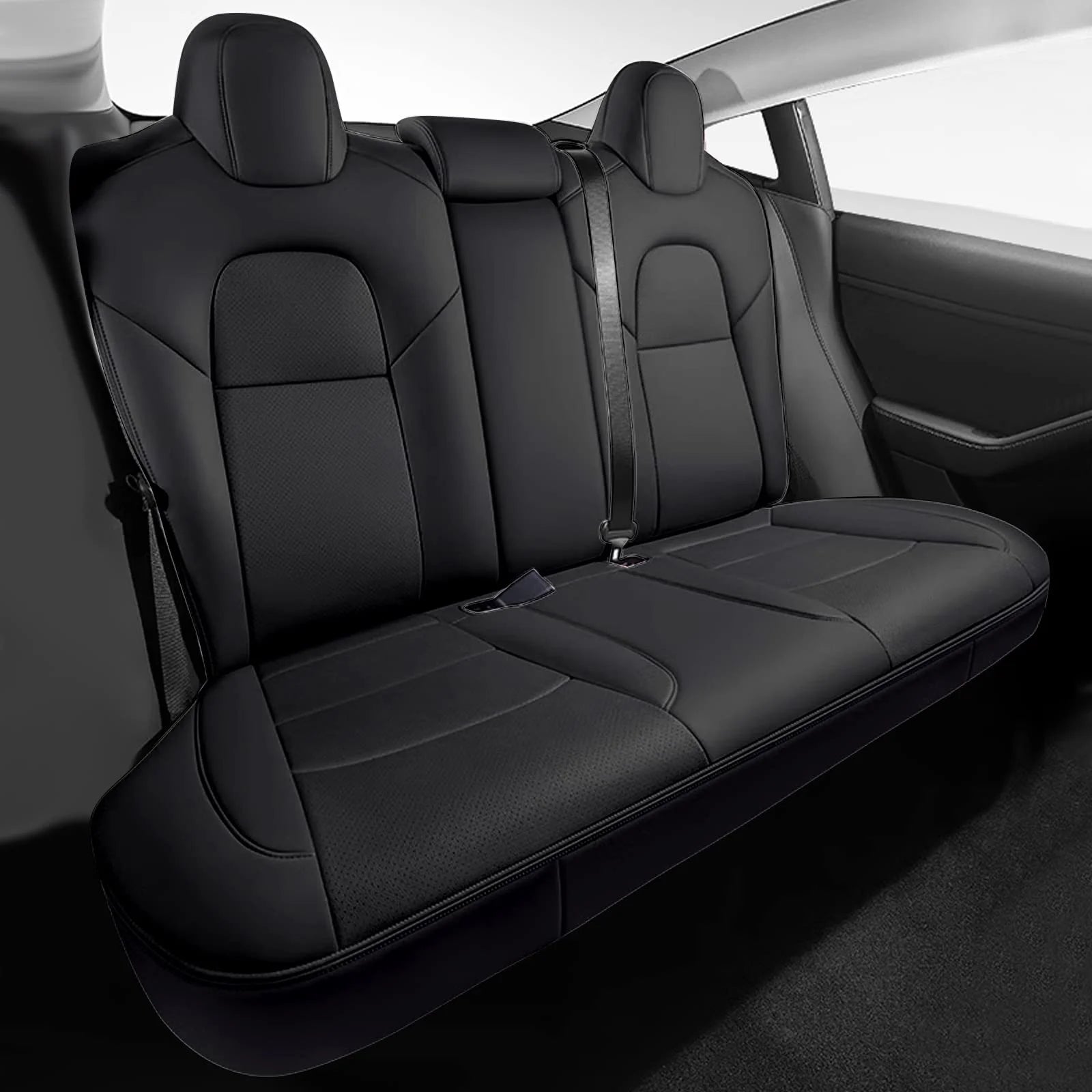 Black Waterproof Full Set Seat Covers G931
