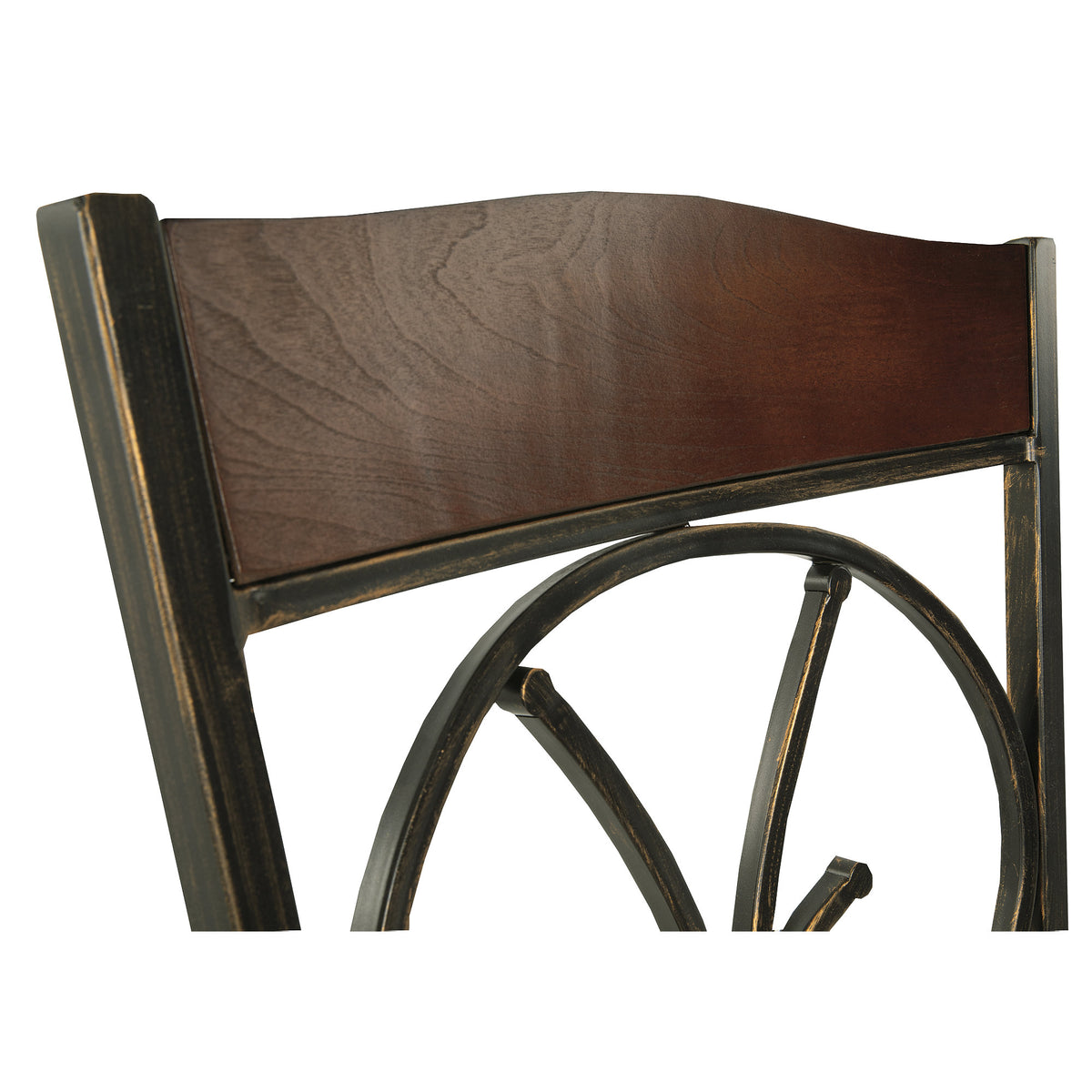Brown Upholstered Side Chair, Set of 4 P57224