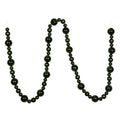 9' Moss Green Christmas Ball Ornament Garland S5569