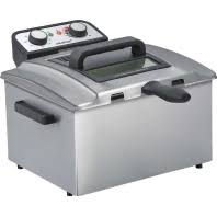 Double 5L 3000W Stainless Steel Deep Fryer P926