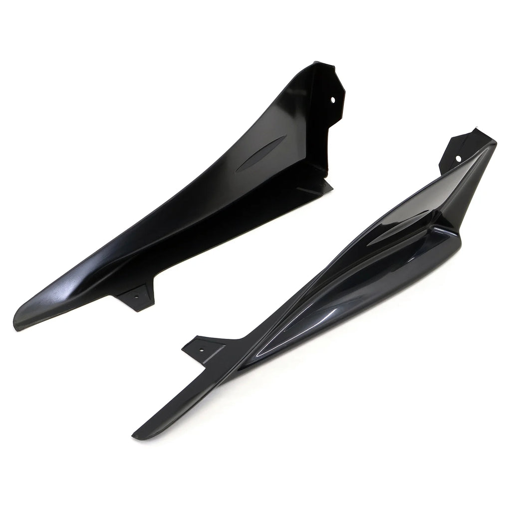 Unpainted Black ABS Side Skirt Spats 2Pieces Z941648