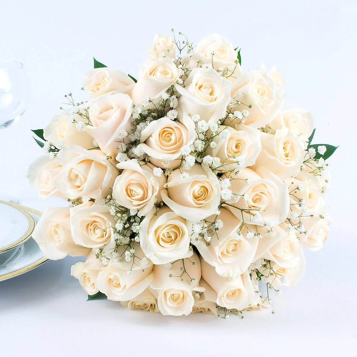 White Rose (33 Pieces) Y127