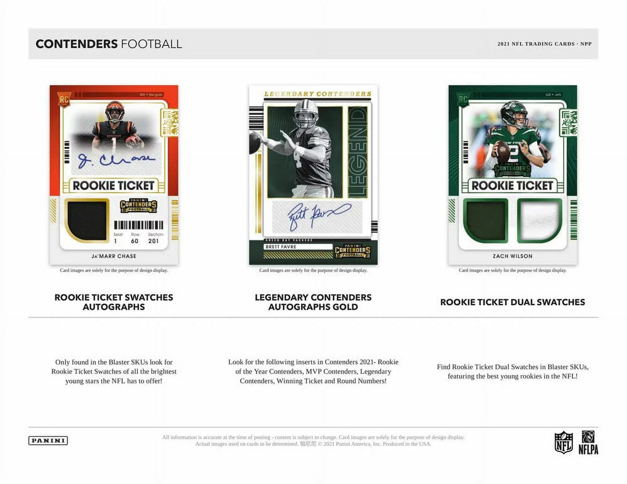NFL Panini Contenders Blaster Box R29310