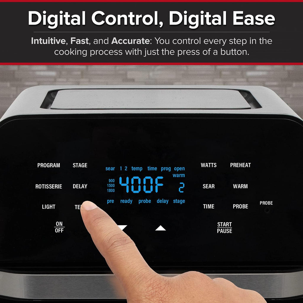 15.5-Qt Air Fryer Smart Oven with Rotisserie and Temperature Probe P969