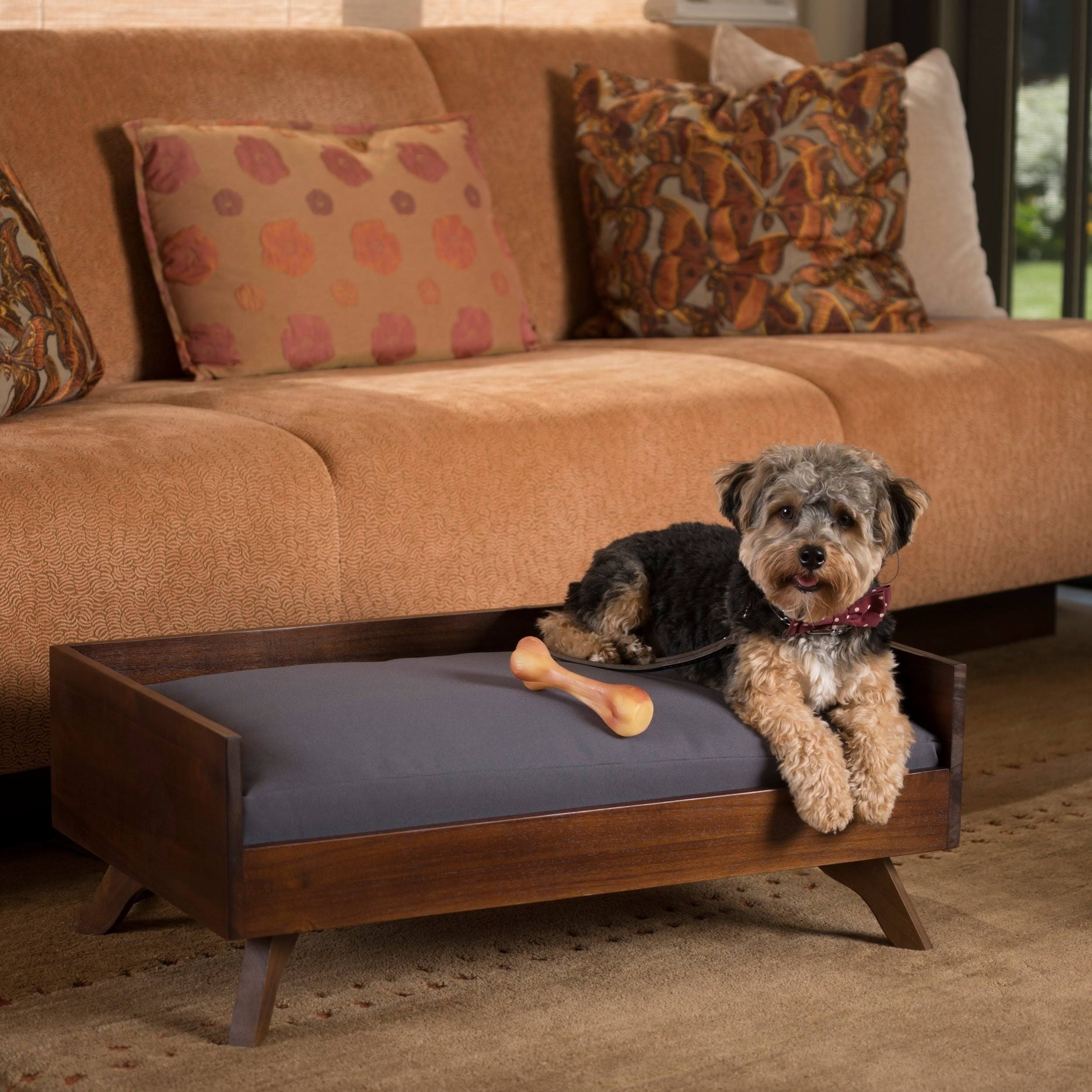 Acacia Wood Dog Bed A413