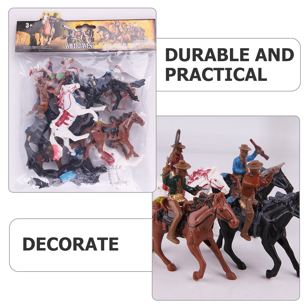 Indian Toys Soldier Figure Playset Miniature Figurines Educational Science Figurine Historical Wild G246