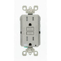 Gray 20-Pack Duplex Self-Test Tamper Resistant GFCI Outlet I92235