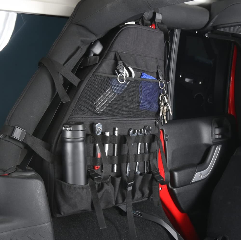 2X Roll Bar Storage Bag Cargo Cage Multi-Pockets Organizers Tool Storage M185123