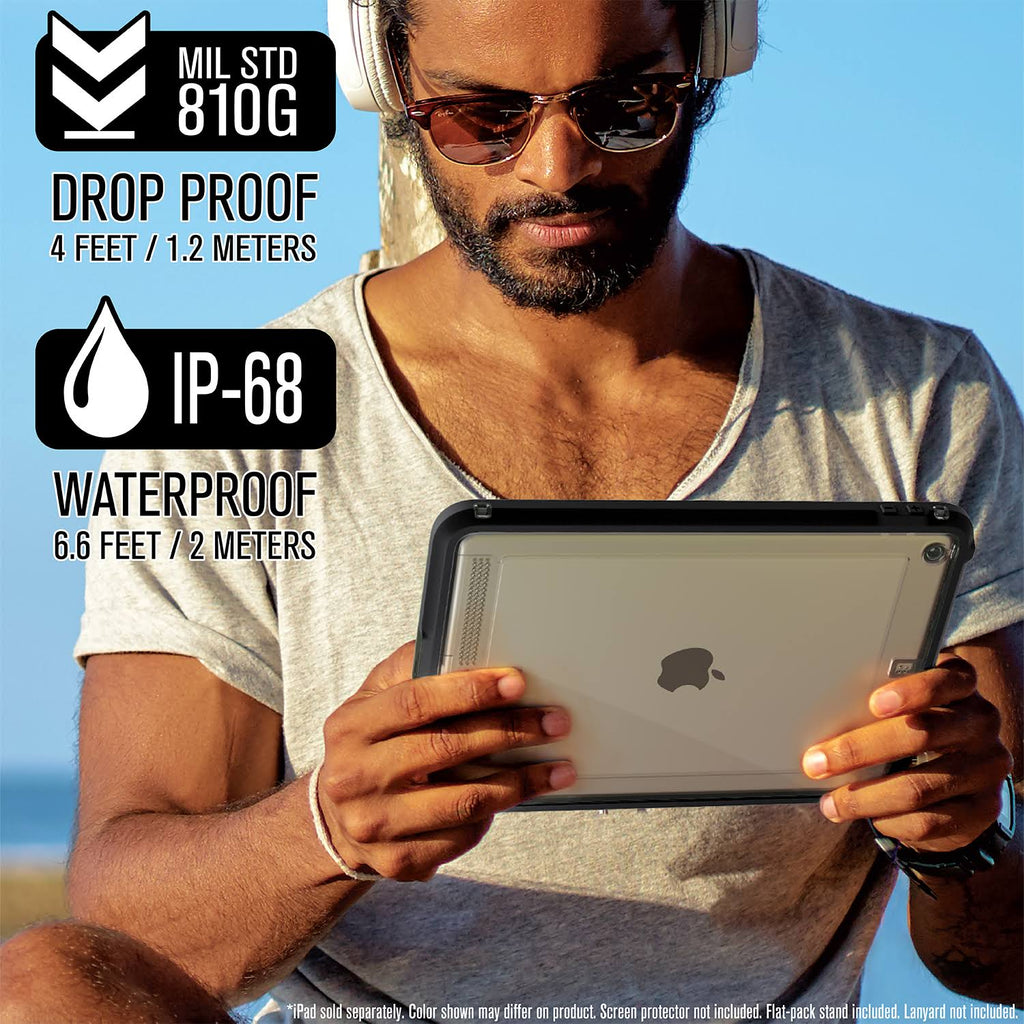 Black Waterproof Case for iPad 10.2in 7th Gen E95714