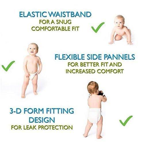 Bamboo Disposable Diapers, Small, 94 Count O59591