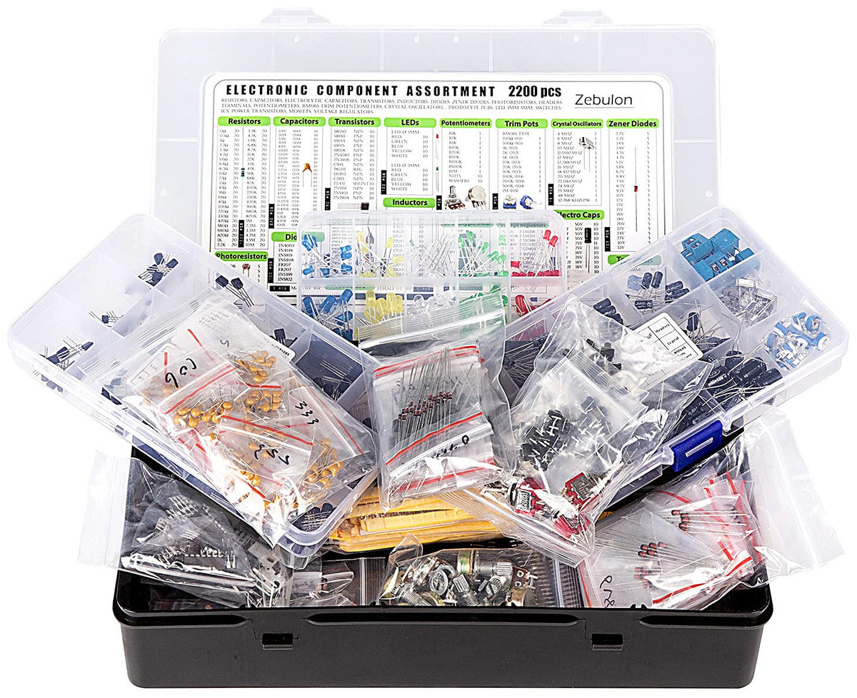 2200 pcs Electronic Component Assortment Kit X370546