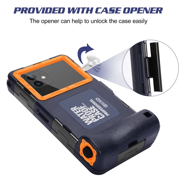 Waterproof Protective Case for Phones Up to 6.9 Inch M568