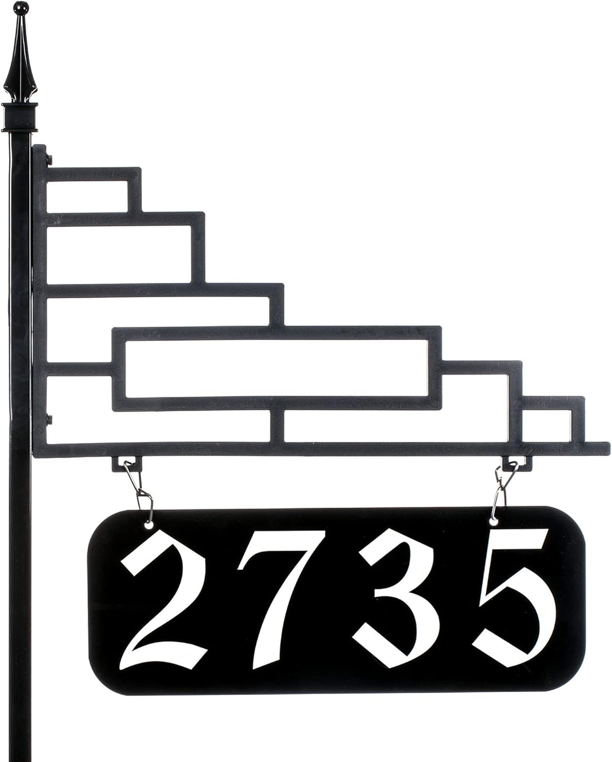 Reflective Address Sign on a 58 Pole E815854
