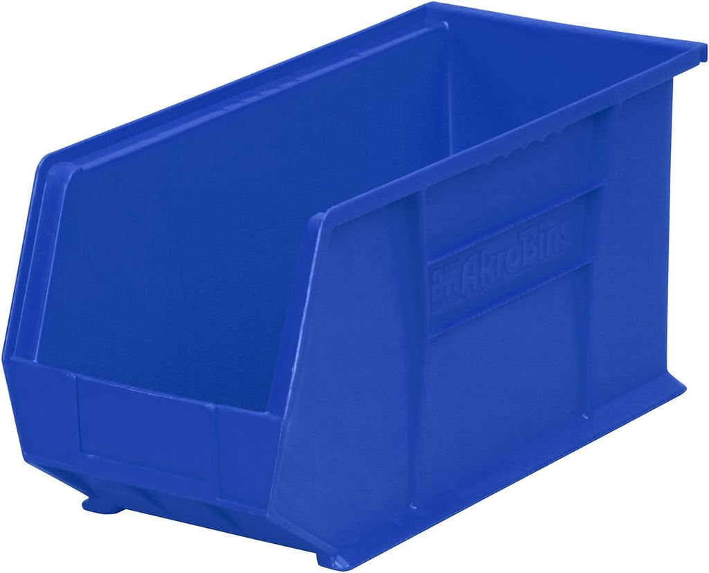 Yellow Plastic Storage Bin Hanging Stacking Containers 6-Pack C935