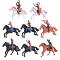 Indian Toys Soldier Figure Playset Miniature Figurines Educational Science Figurine Historical Wild G246