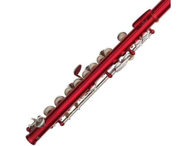 Red Piccolo with Nickel Plated Keys U809