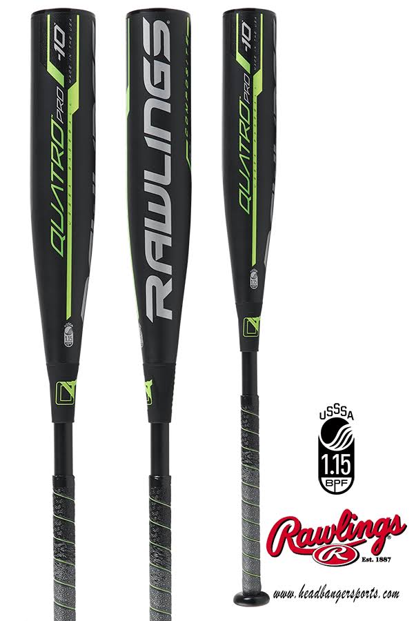 Rawlings Quatro Pro -10 USSSA Baseball Bat Y690