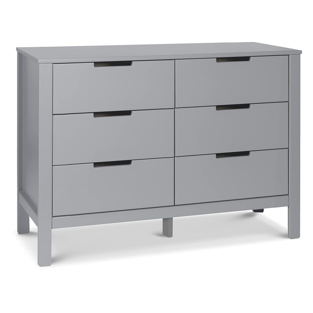 Grey and White 6-Drawer Dresser X26163
