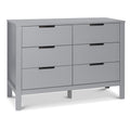 Grey and White 6-Drawer Dresser X26163