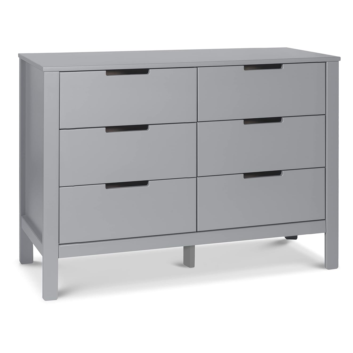 Grey and White 6-Drawer Dresser X26163