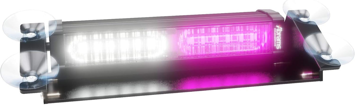 36W 12 LED Windshield Strobe Warning Light Bar P1379