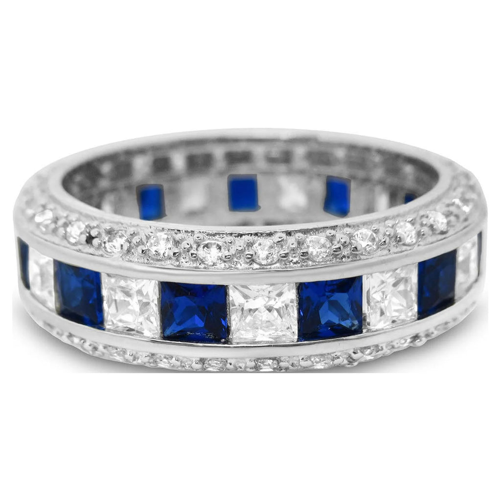 Silver Wedding Ring Set T750462