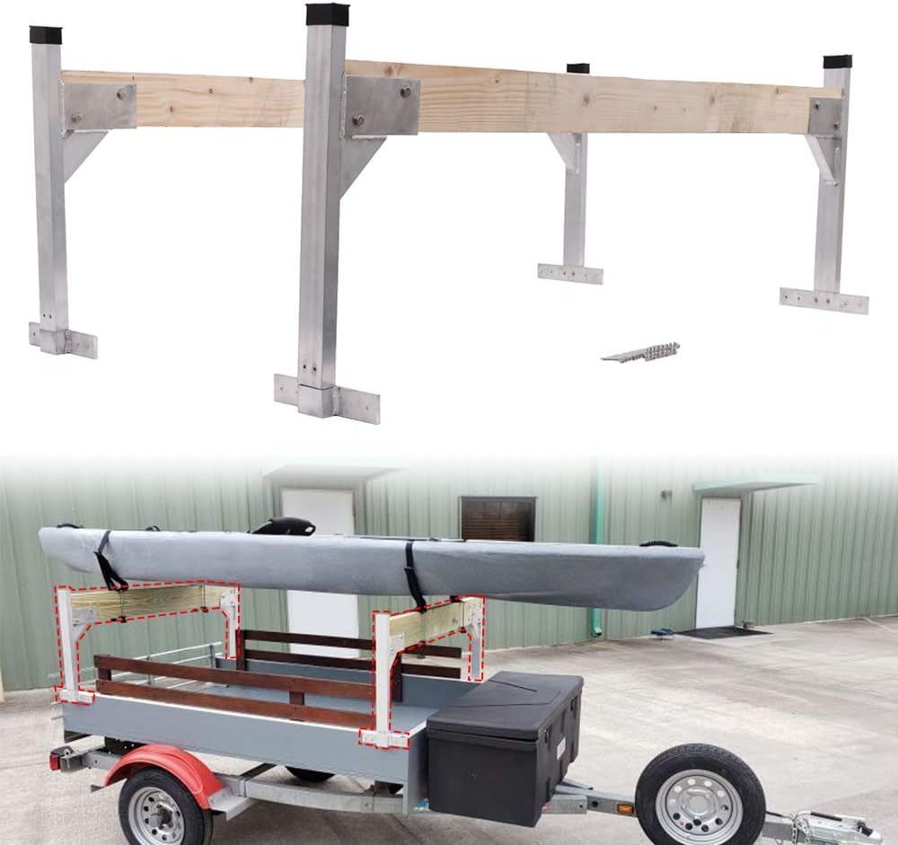 Aluminum Roof Ladder Rack Bracket for Trailers Z690292