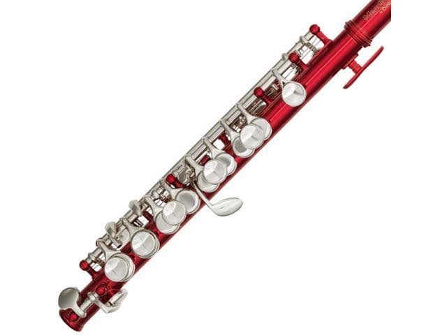 Red Piccolo with Nickel Plated Keys U809