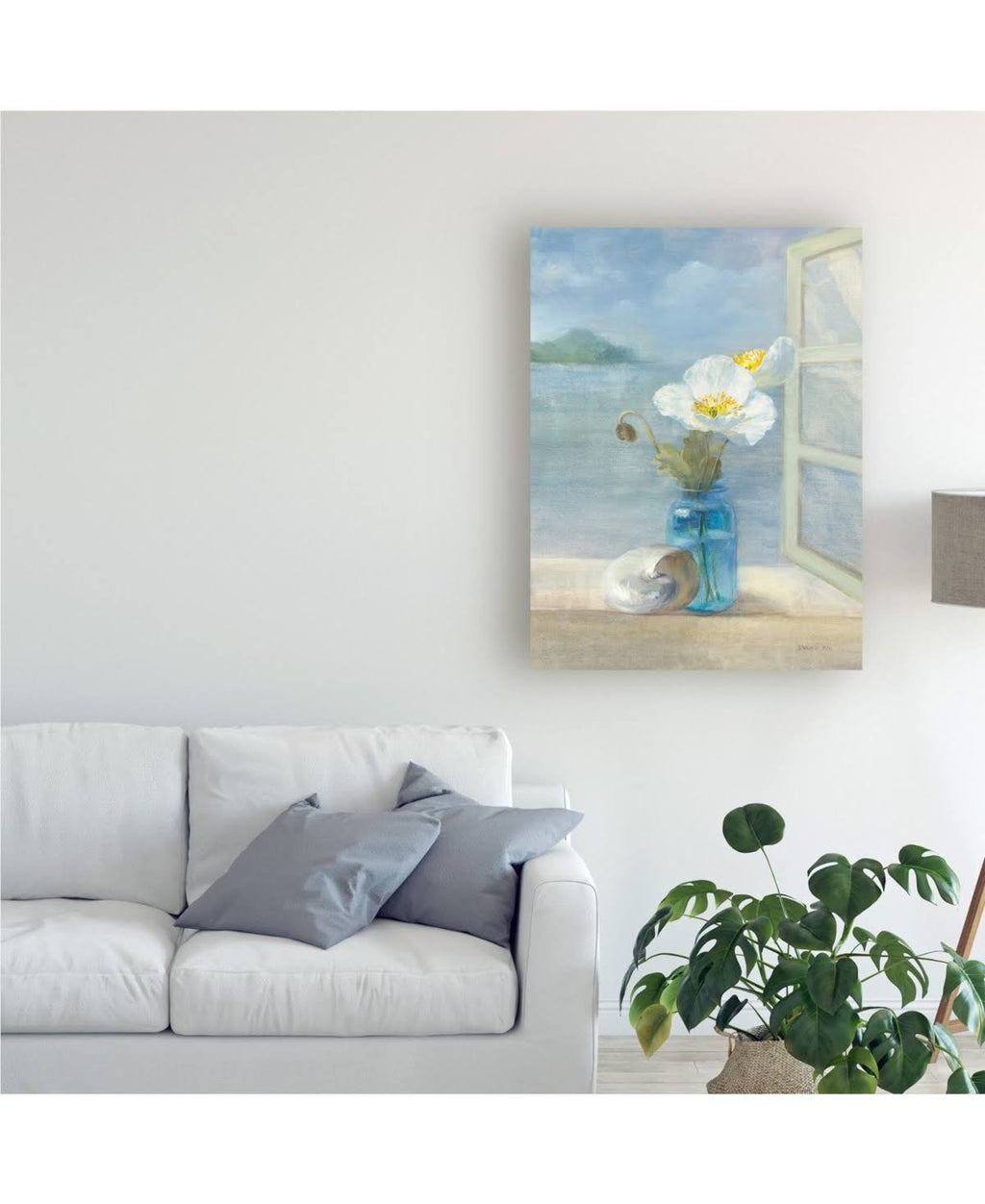 Coastal Florals II Art Print Y296