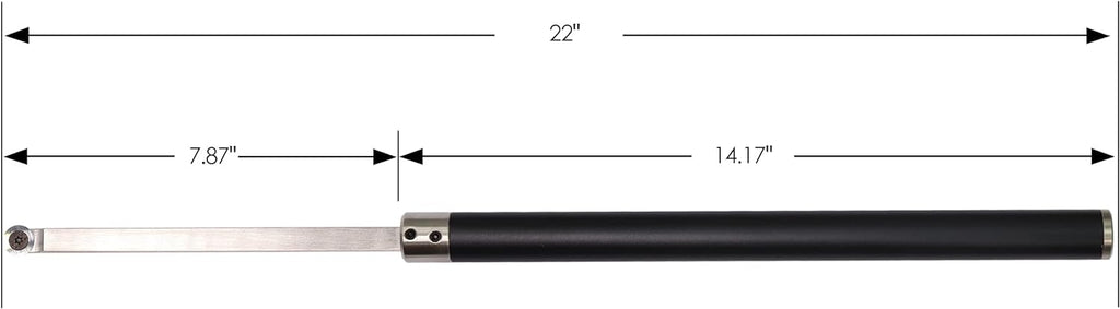Carbide Tipped Wood Turning Tools Set with Aluminum Alloy Grip Handle F692274