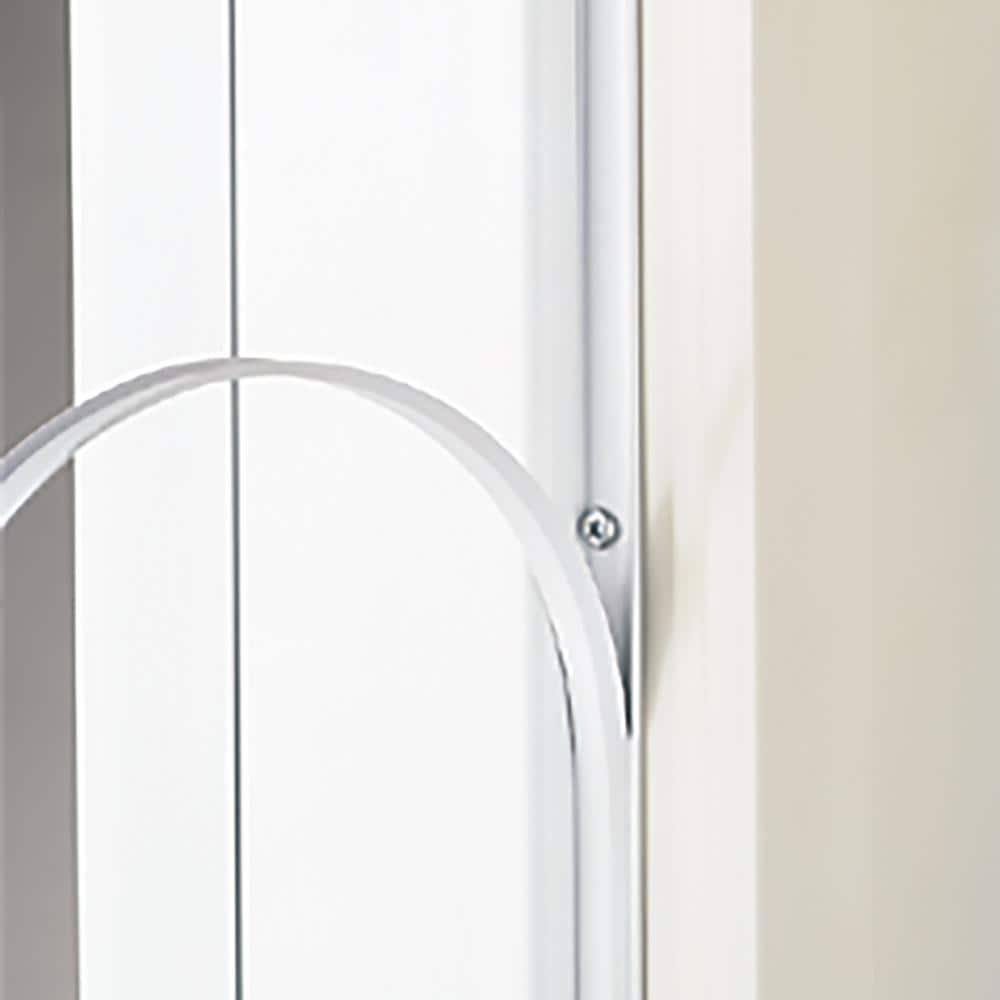 Brown Mid-View Wood Core Storm Door H83833