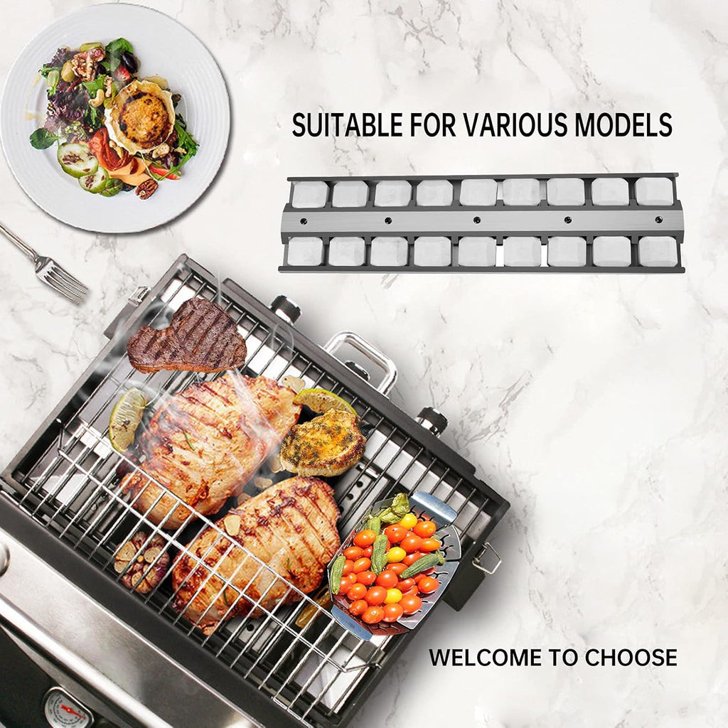 4-Pack BBQ Grill Briquette Tray Heat Plates Burner Covers Y803126