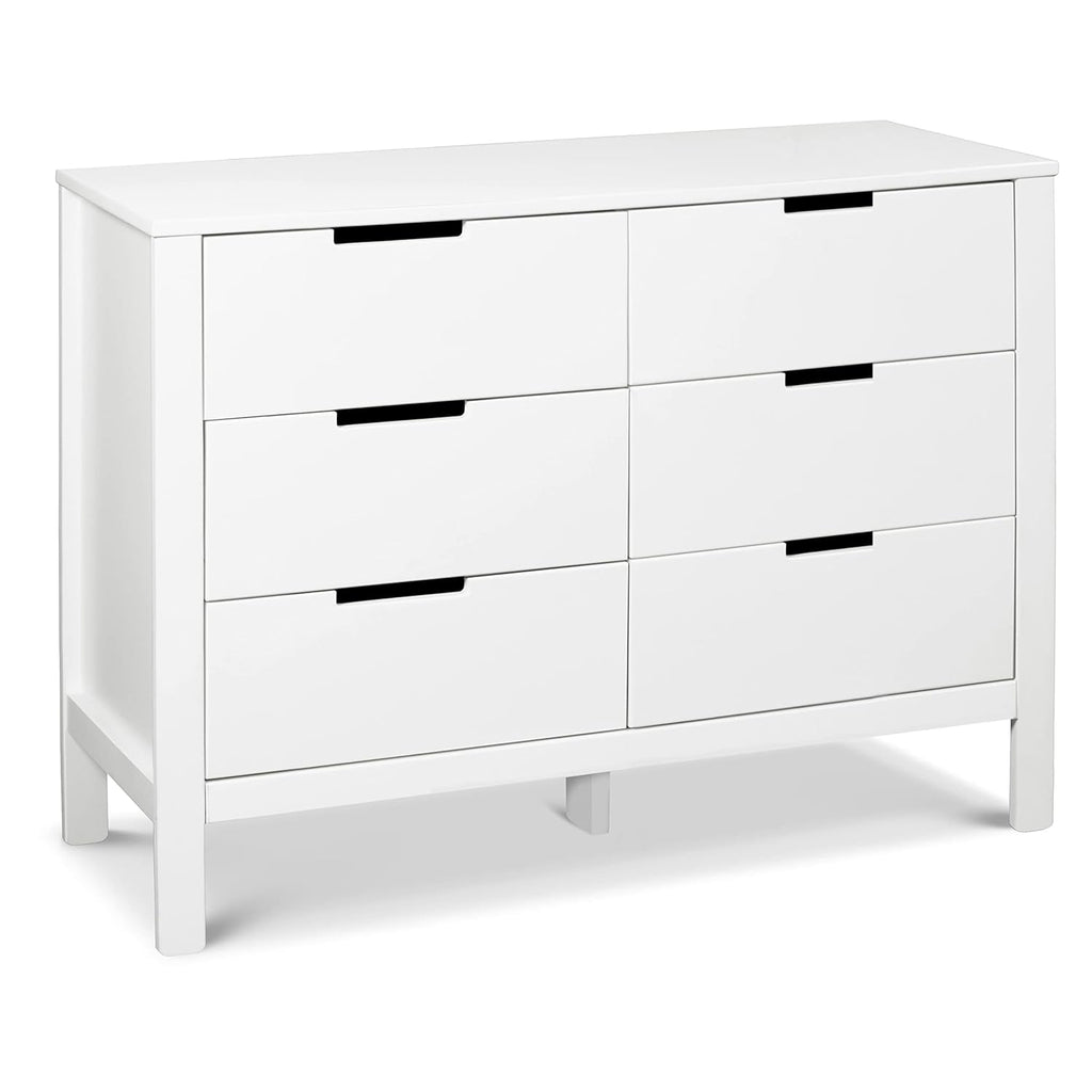 Grey and White 6-Drawer Dresser X26163