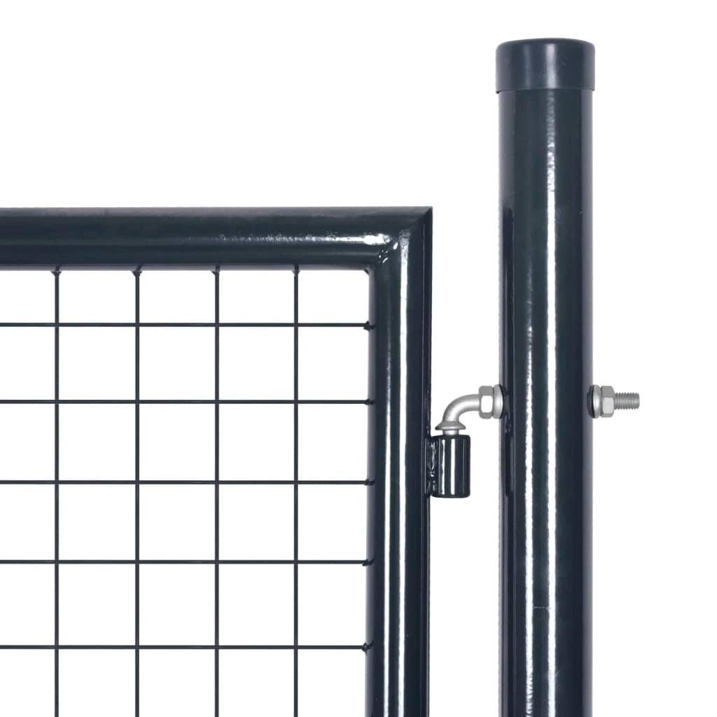 Galvanised Steel Mesh Garden Gate H83665