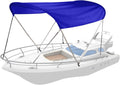 2 Bow Bimini Top Boat Cover with Aluminum Support Poles W77901