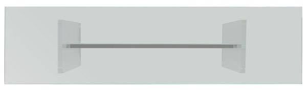 Acrylic Console Table - Silver / Clear C40669