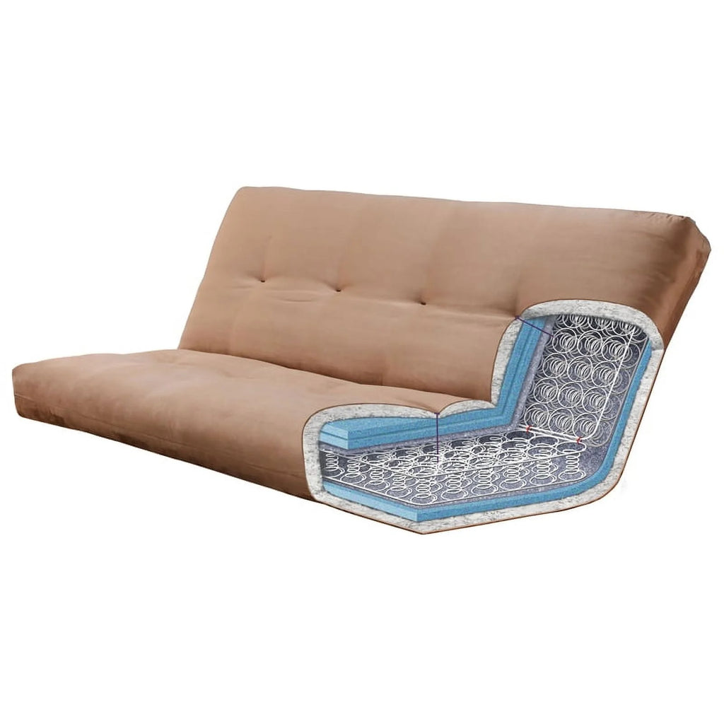 Gray Full-size Coil Futon Mattress K369059