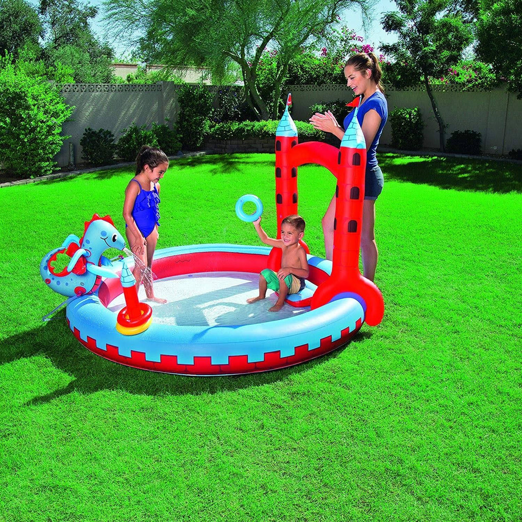 Inflatable Interactive Castle Play Pool U24620