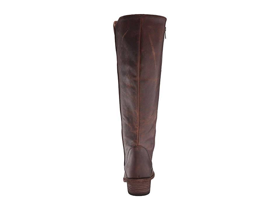 Dark Brown Tall Wide Calf Boots Q3411