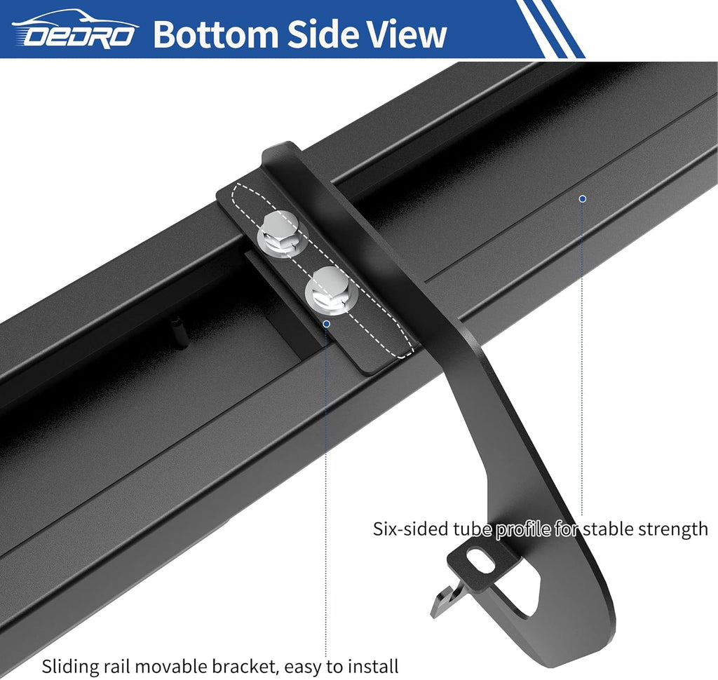 Textured Black Heavy Duty Truck Nerf Bars Side Steps R354