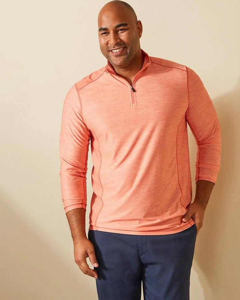 Peach Parrot Half-Zip Size S F662