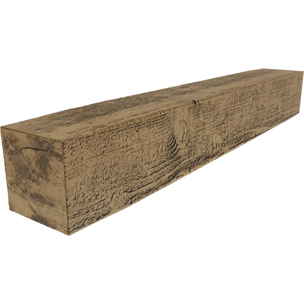 Rough Sawn Faux Wood Fireplace Mantel K307