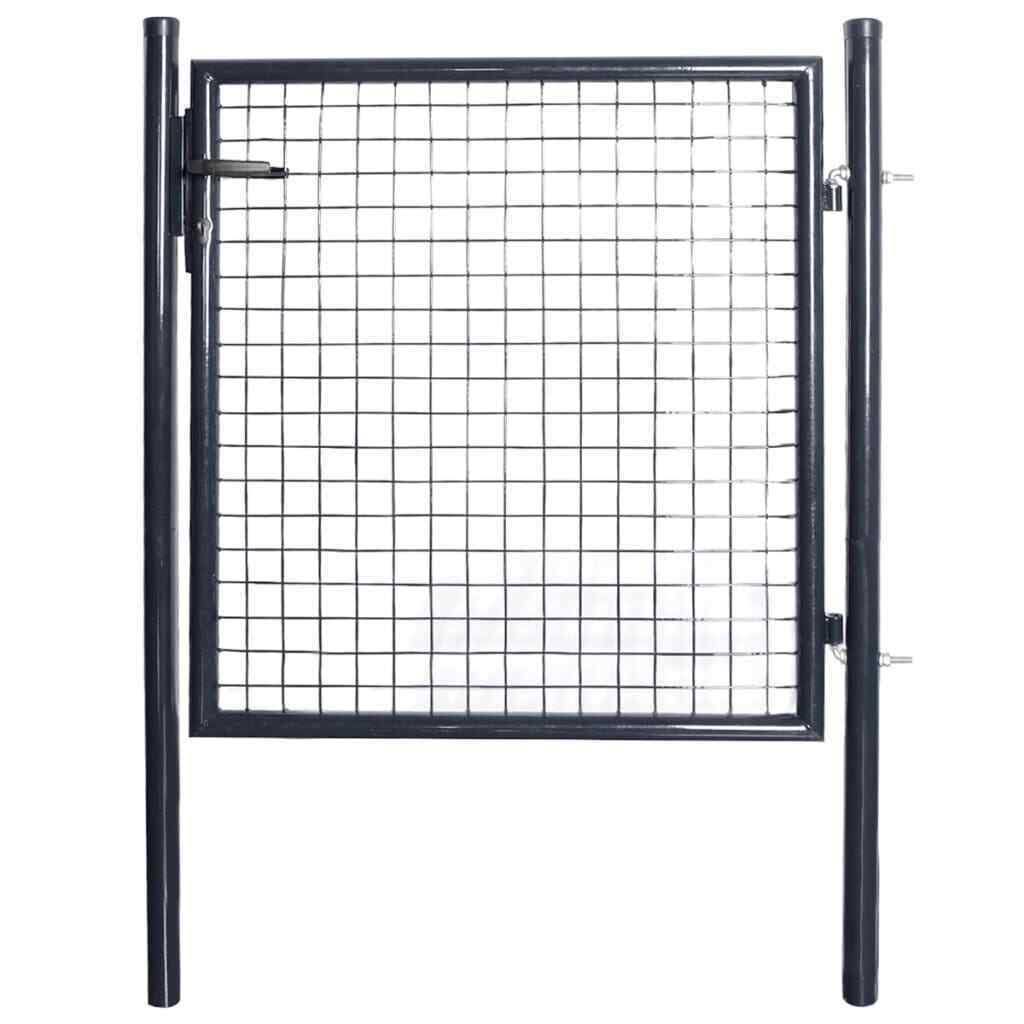 Galvanised Steel Mesh Garden Gate H83665